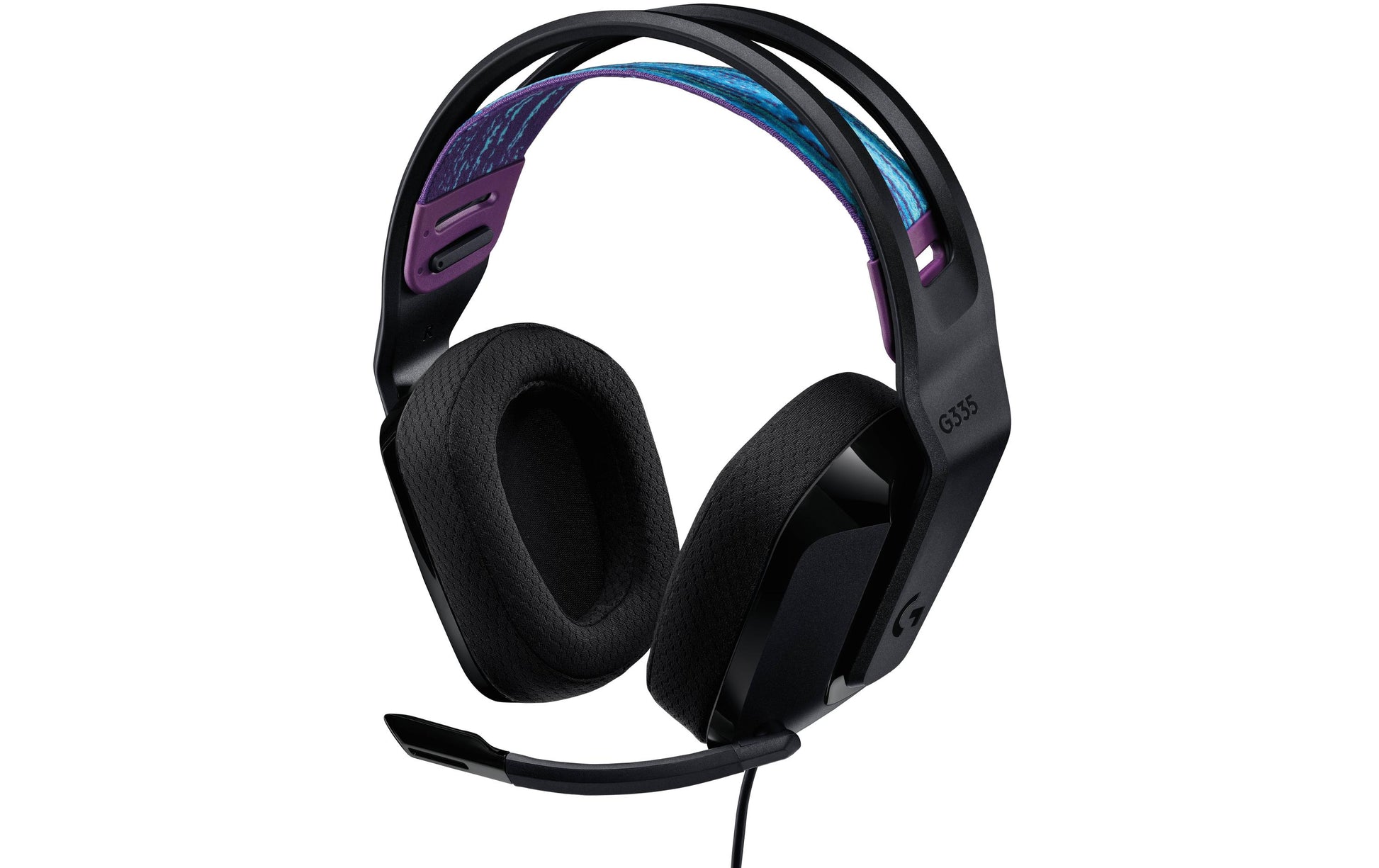 Logitech G G335 Gaming-Headset – Over-Ear, Stereo, Kabelgebunden, 3,5 mm Klinke, Schwarz