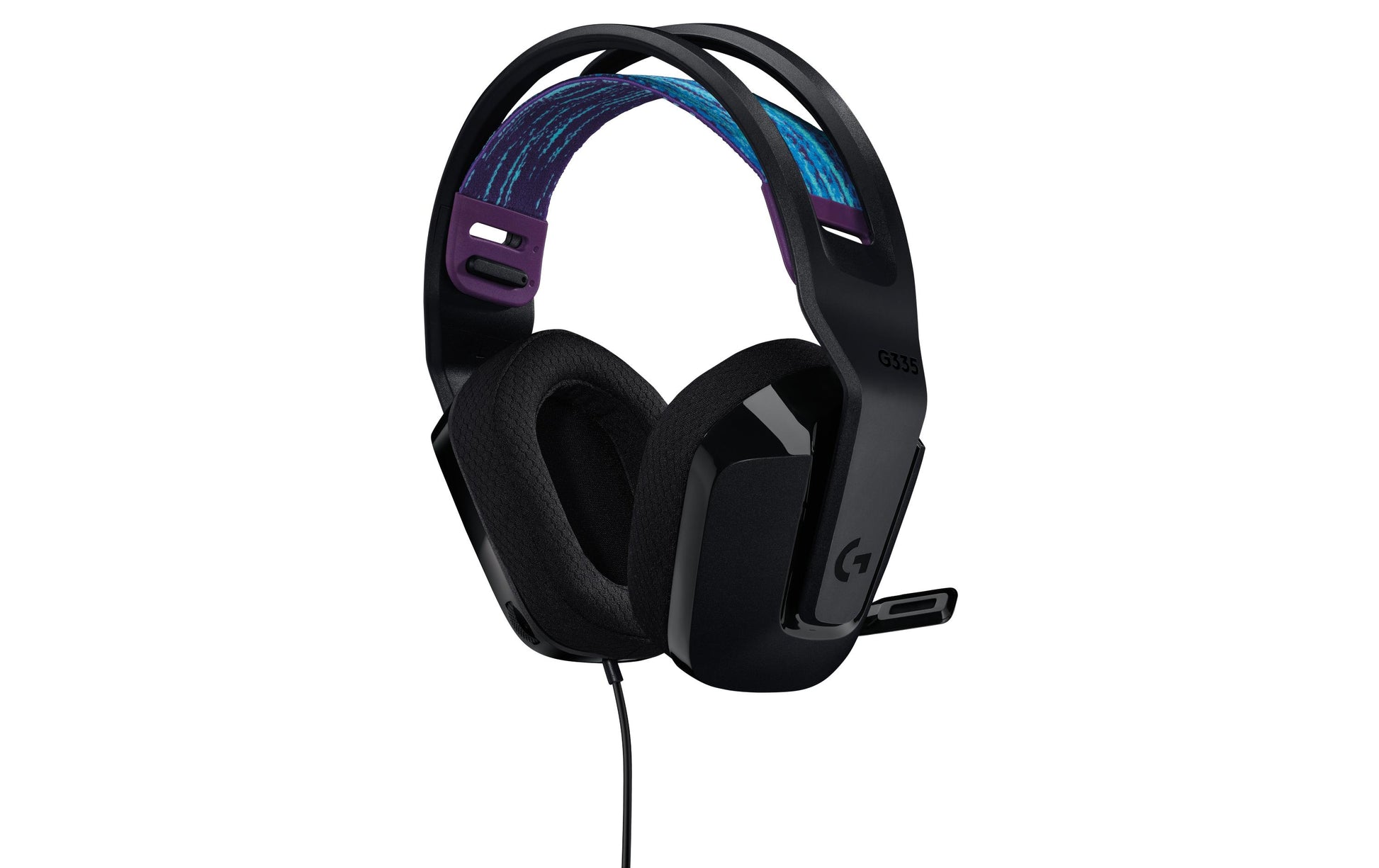 Logitech G G335 Gaming-Headset – Over-Ear, Stereo, Kabelgebunden, 3,5 mm Klinke, Schwarz