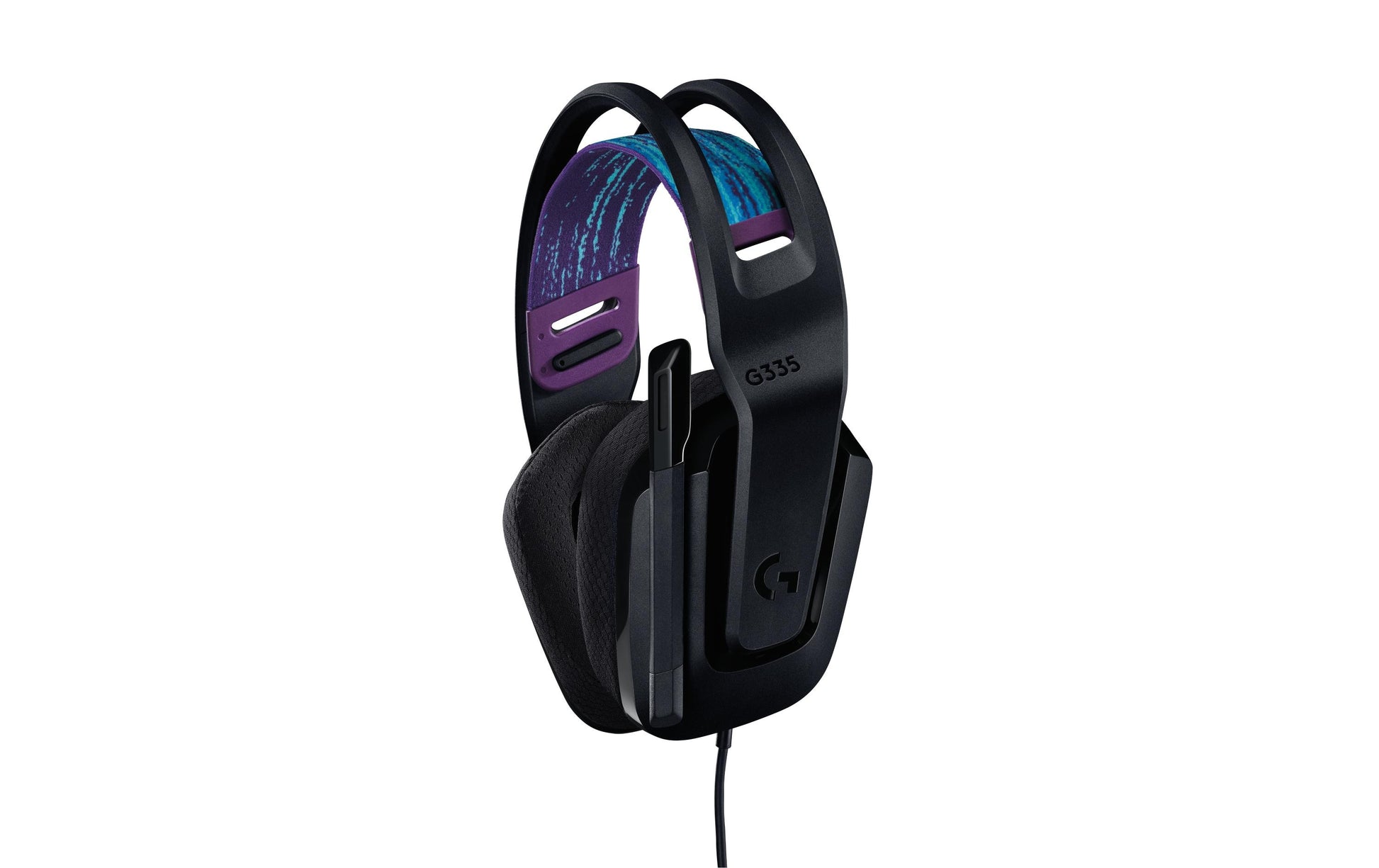 Logitech G G335 Gaming-Headset – Over-Ear, Stereo, Kabelgebunden, 3,5 mm Klinke, Schwarz