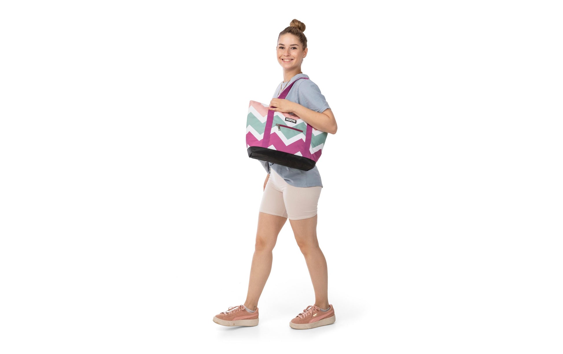 KOOR Kühltasche Monte 10 – 10 l, 46 × 30 × 16 cm – mehrfarbig, Polyester