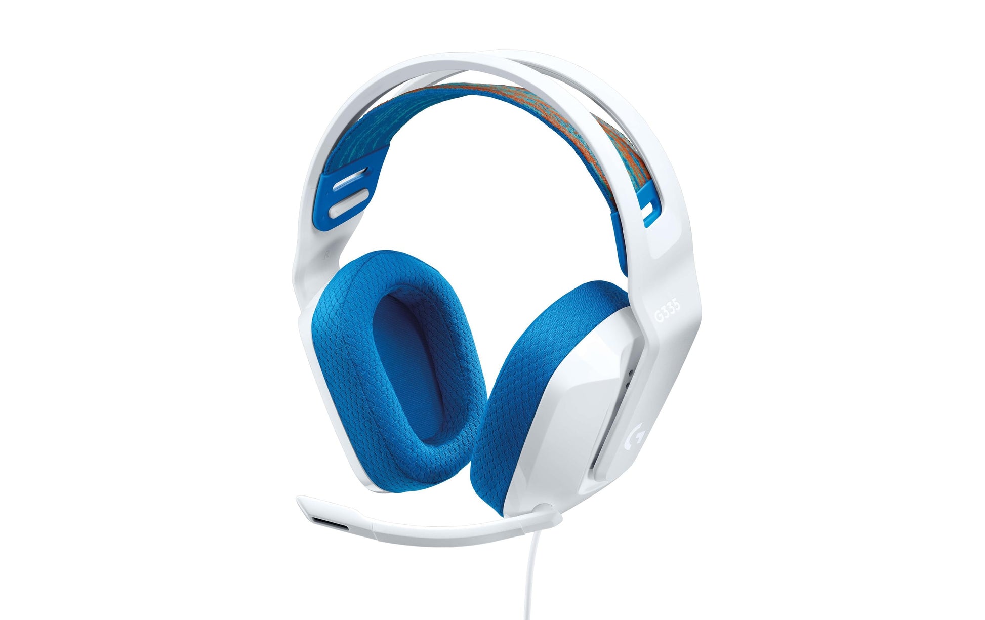 Logitech G G335 Gaming-Headset – Over-Ear, Stereo, Kabelgebunden, 3,5 mm Klinke, Weiss