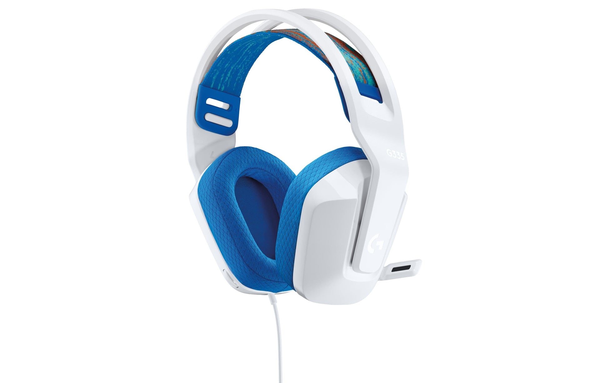 Logitech G G335 Gaming-Headset – Over-Ear, Stereo, Kabelgebunden, 3,5 mm Klinke, Weiss