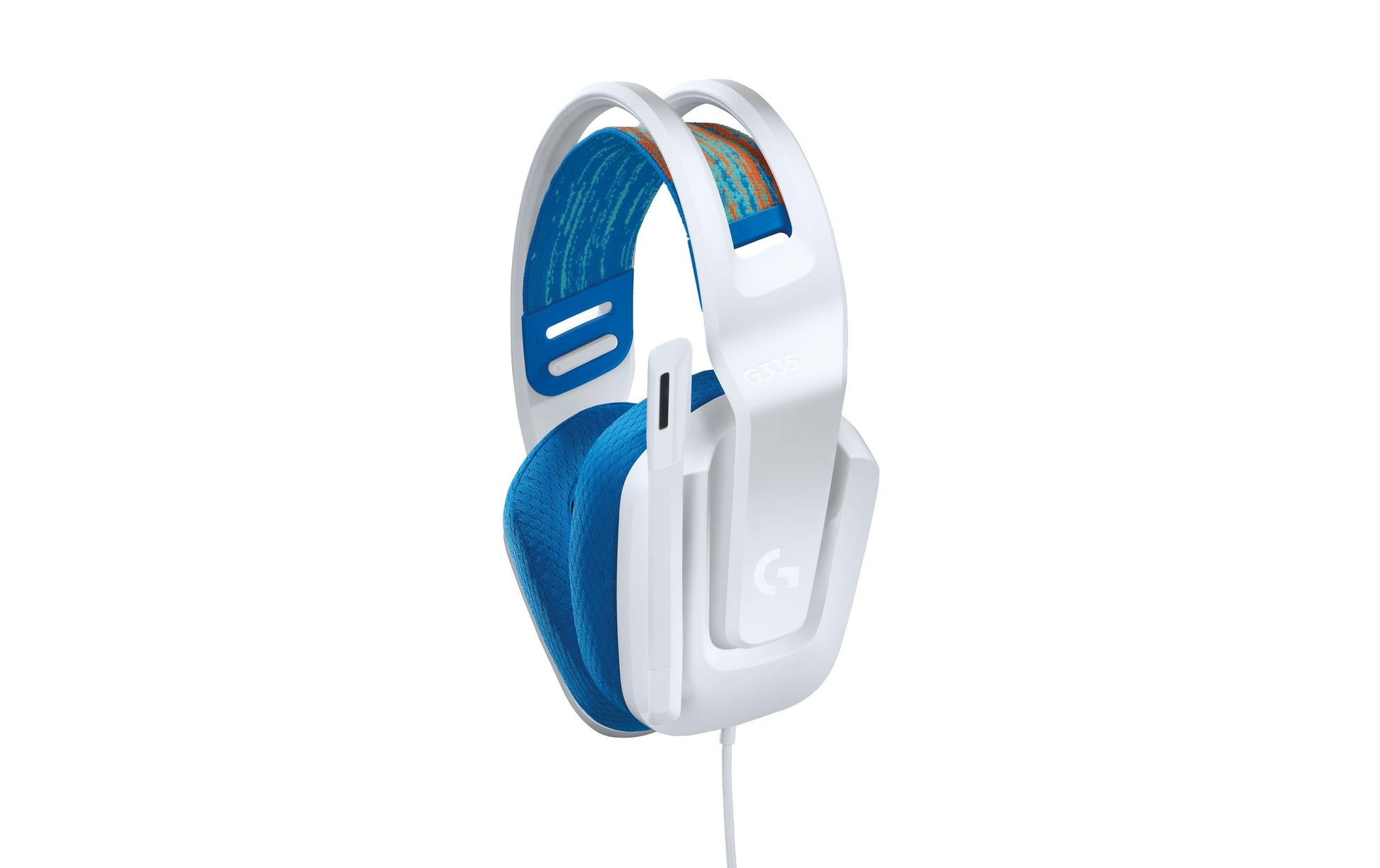 Logitech G G335 Gaming-Headset – Over-Ear, Stereo, Kabelgebunden, 3,5 mm Klinke, Weiss