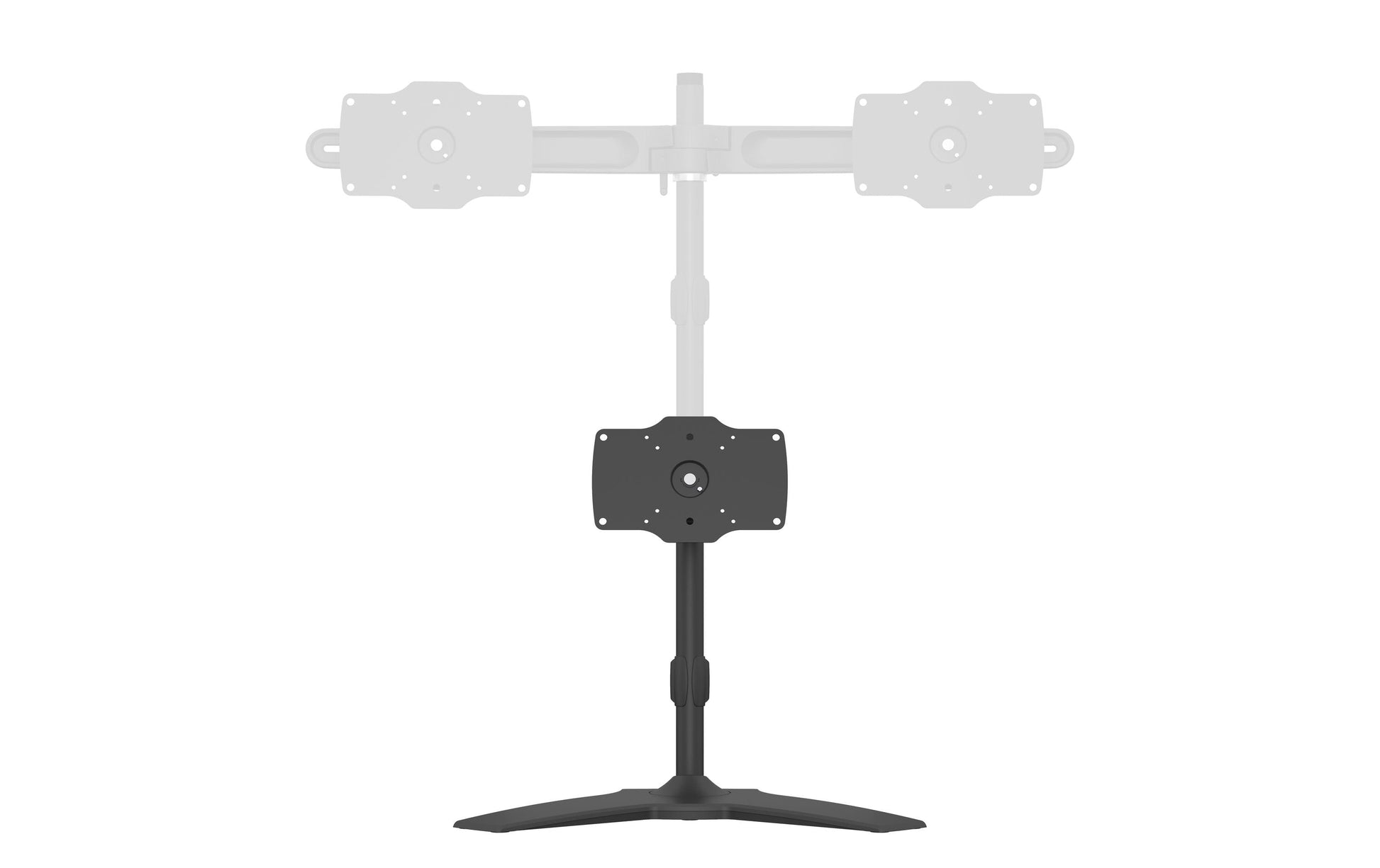 Multibrackets Tischhalterung, 1 Standfuss, bis 32", VESA 100 × 100 mm, 15 kg, drehbar, schwarz