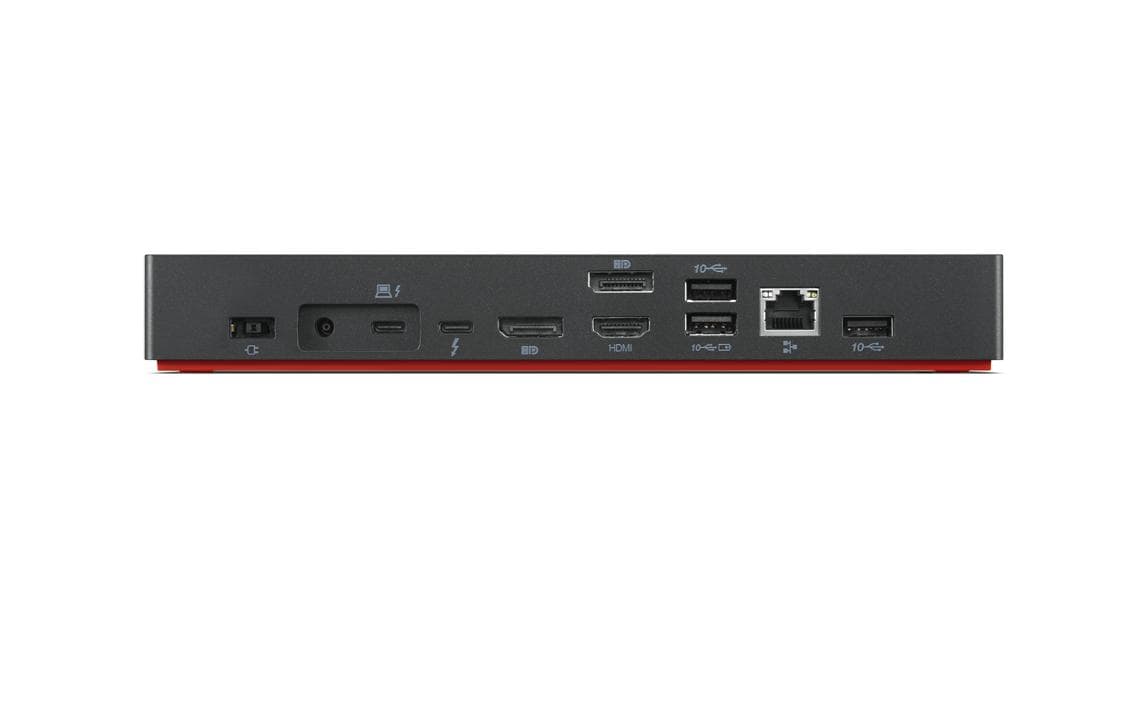 Lenovo Dockingstation – Thunderbolt 4, 2× DP, 1× HDMI, 4× USB-A, 1× USB-C, 230 W PD, GbE