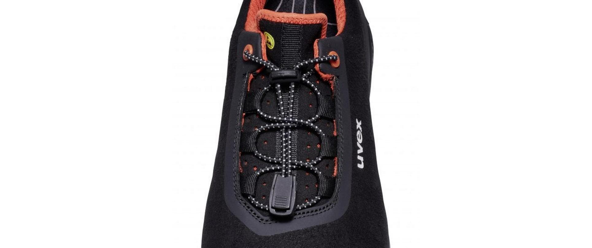 Uvex 1 G2 Sicherheits-Halbschuh S2 SRC – schwarz/orange – Grösse 44, Weite 11