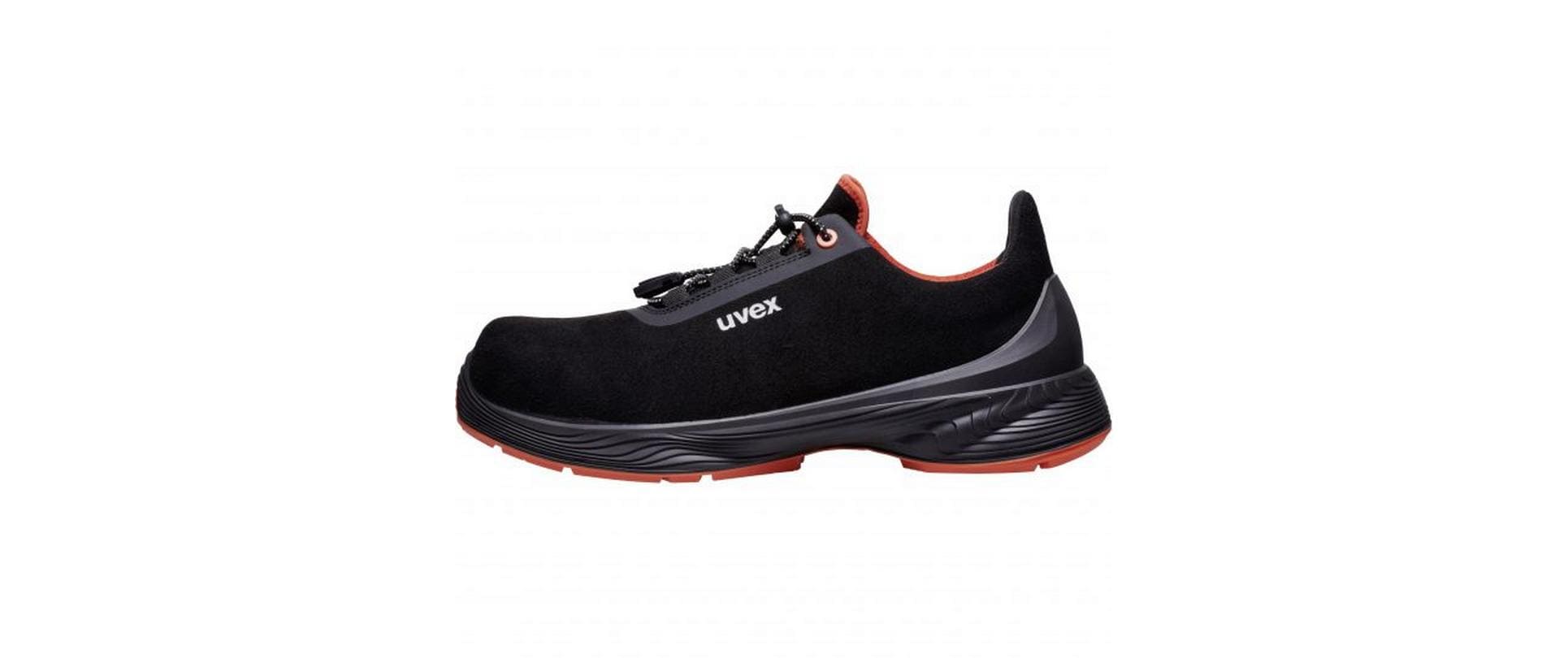 Uvex 1 G2 Sicherheits-Halbschuh S2 SRC – schwarz/orange – Grösse 42, Weite 11