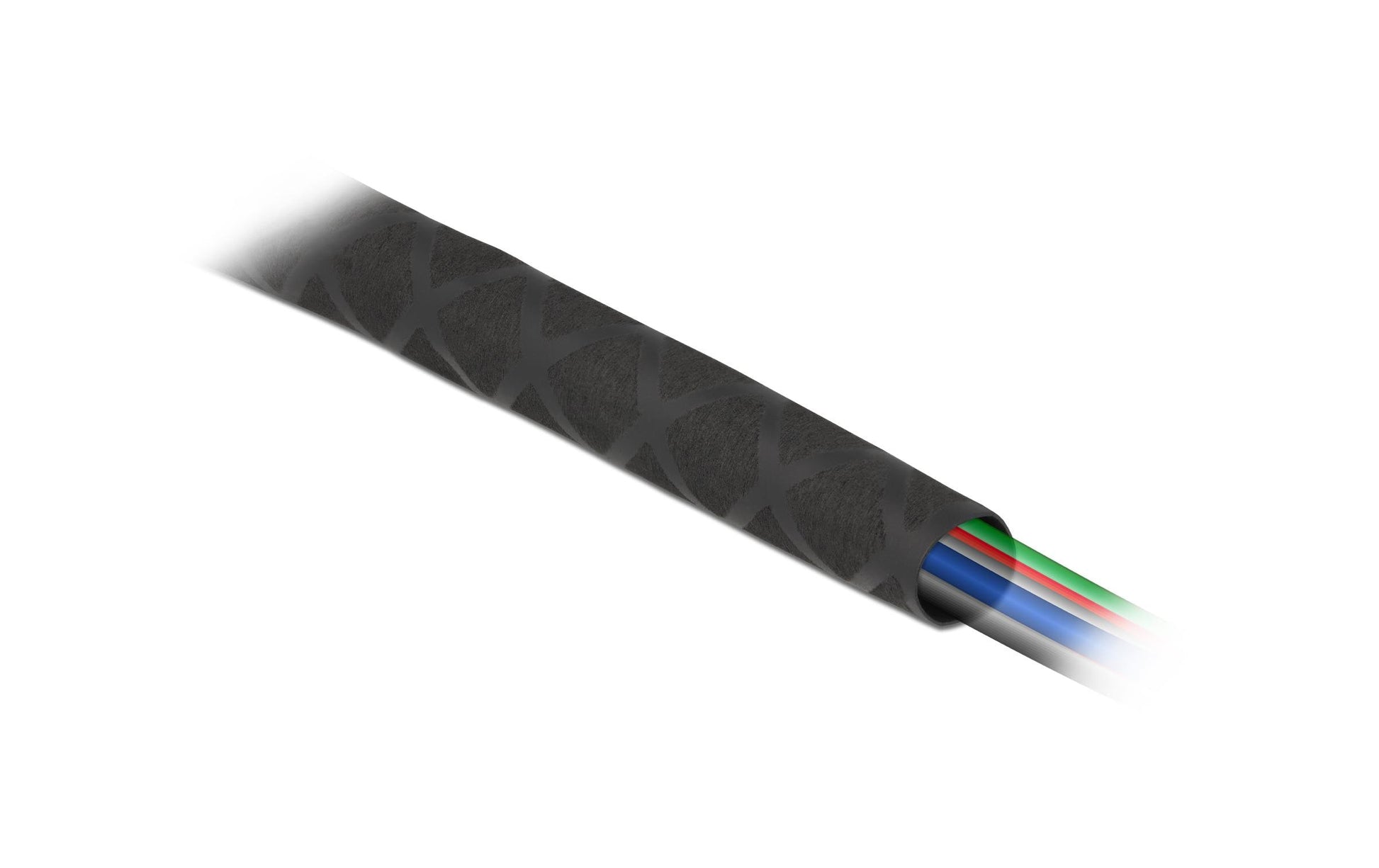 DeLOCK Schrumpfschlauch, Ø 50 mm × 1 m, Schrumpfungsrate 2:1, Polyolefin – Schwarz