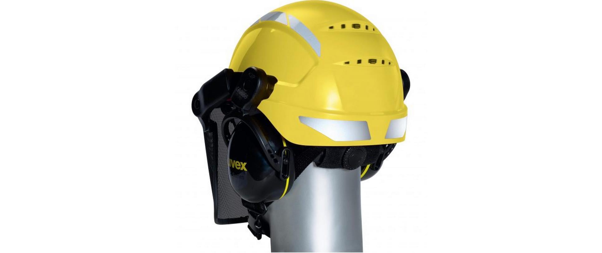 Uvex Schutzhelm – Unisex, Polyethylen (PE), Gelb