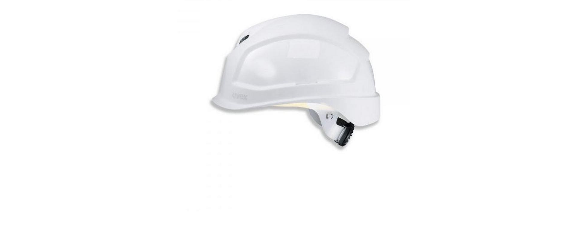 Uvex Schutzhelm pheos B-S-WR – Weiss, 52–61 cm, belüftet, Polyethylen (PE)