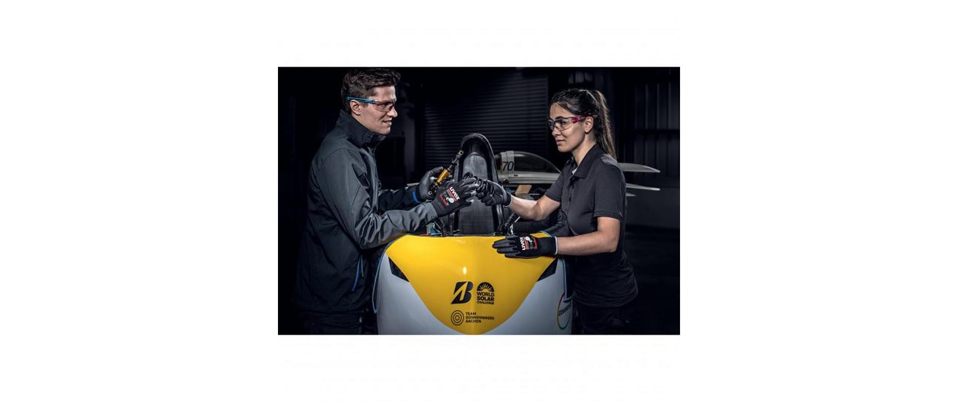 Uvex Arbeitshandschuhe phynomic airLite A – Grösse 9, 1 Paar – ESD, EN 388:3110X, Schwarz