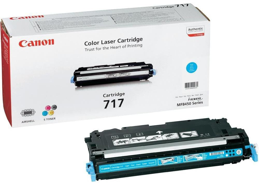 Canon 717 (31CAN717C) Cyan Toner – Original – 4'000 Seiten – für Canon MF9170/9130/8450