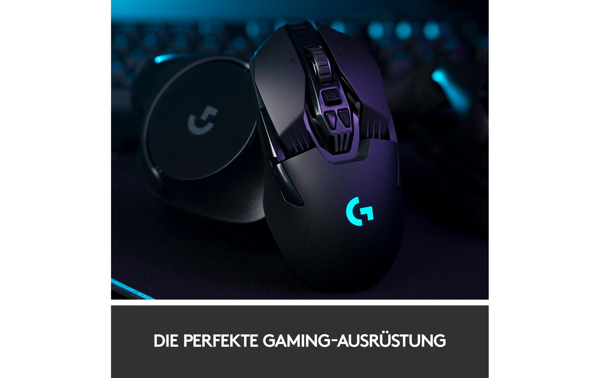 Logitech G G903 LIGHTSPEED – Gaming-Maus – Kabellos (2,4 GHz), 25600 DPI, RGB-Beleuchtung, beidhändig