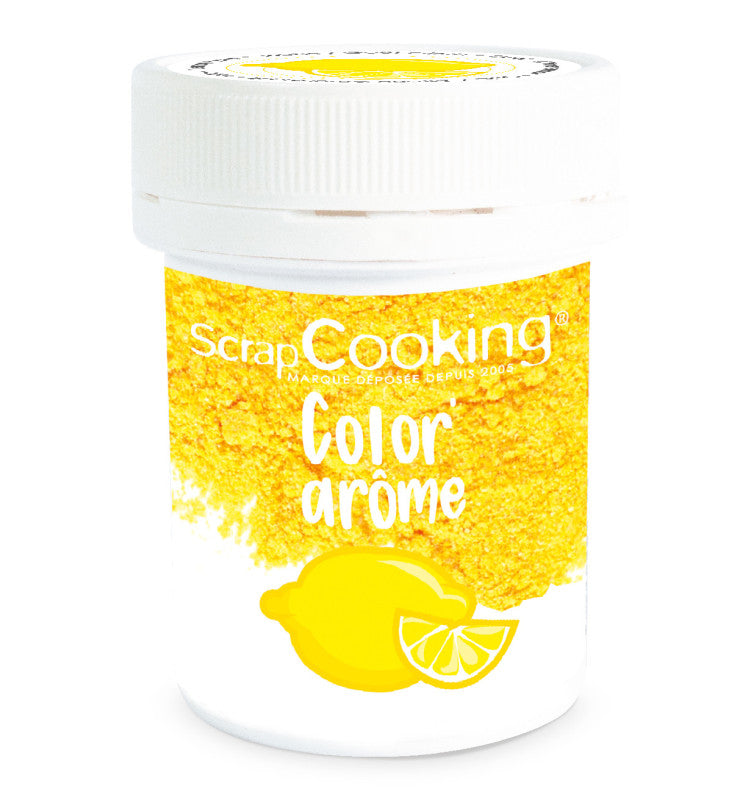 ScrapCooking Lebensmittelfarbe Pulver Zitrone – 10 g