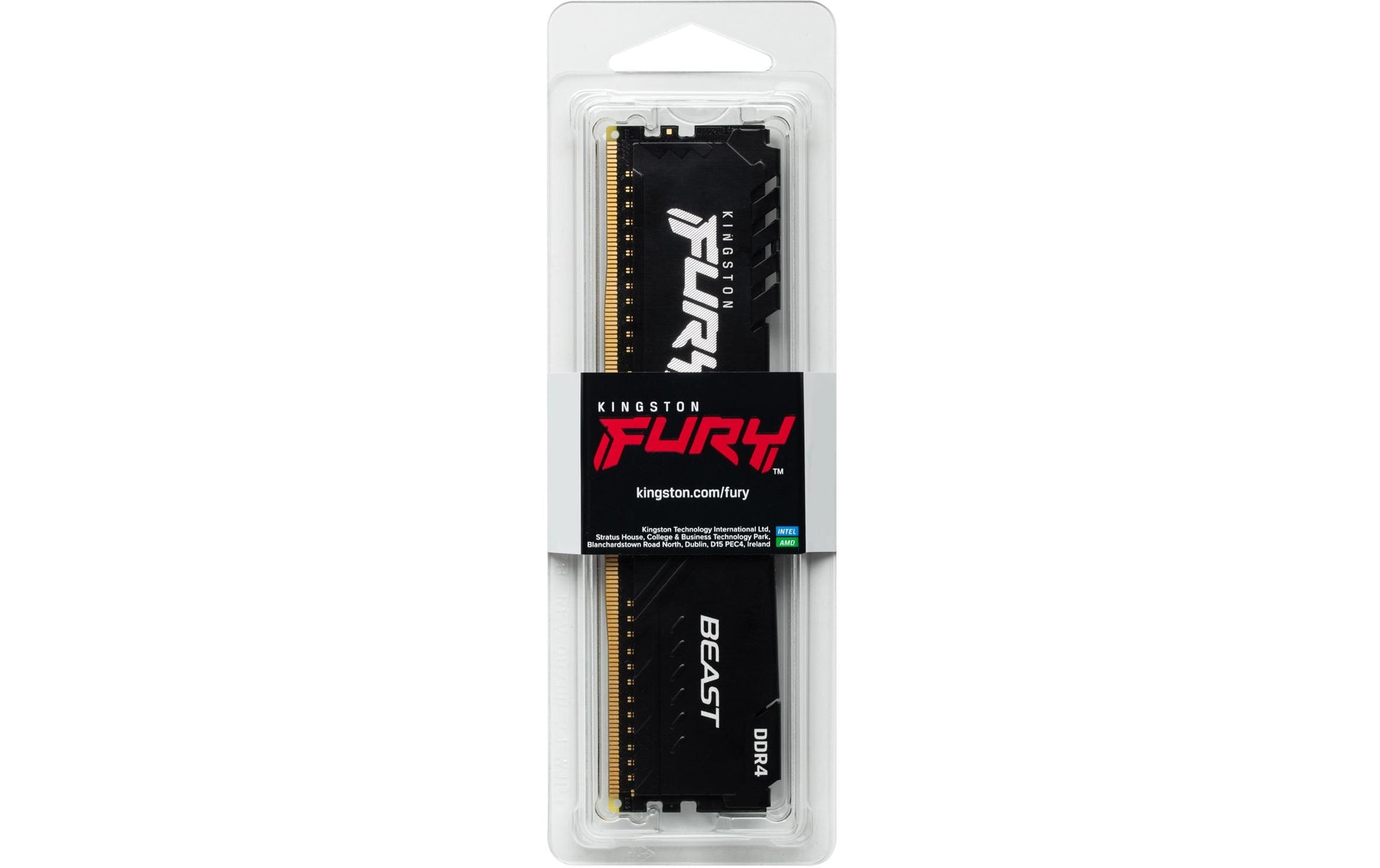 Kingston Technology Kingston FURY Beast – 16 GB DDR4, 3200 MT/s, CL16, 288-poliger DIMM