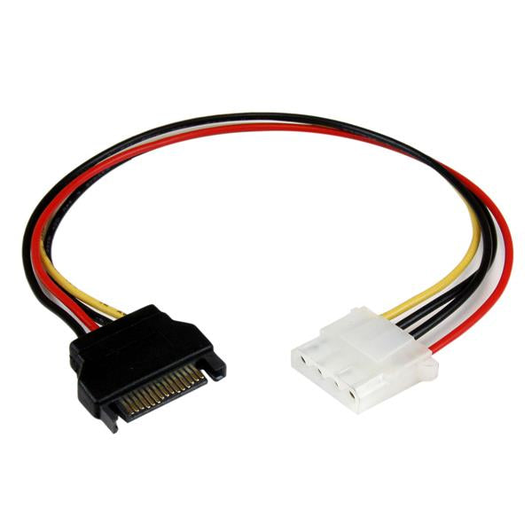 StarTech.com SATA 15-Pin-zu-Molex (4-Pin) Stromkabel – 0,305 m