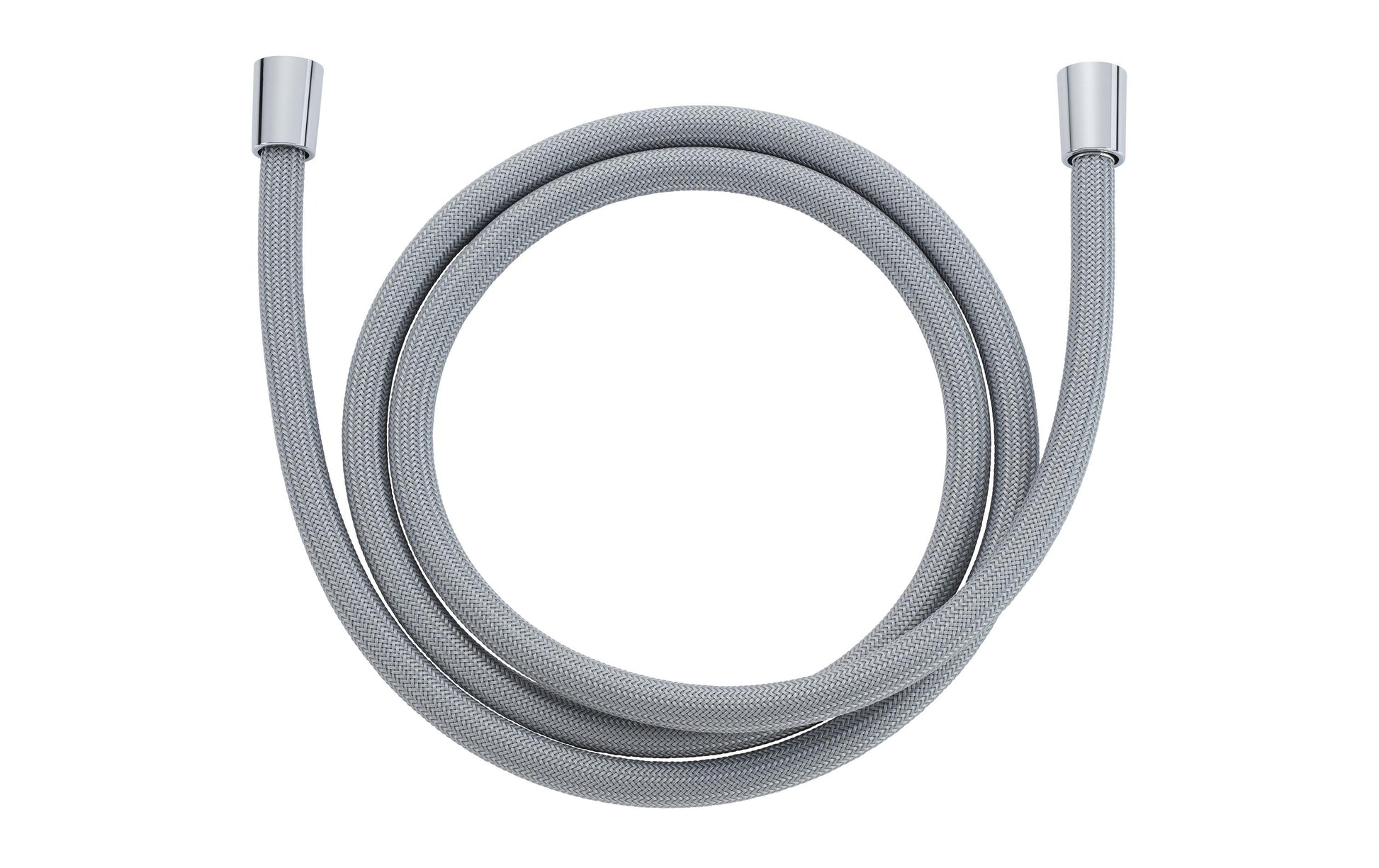 Diaqua Duschschlauch – 200 cm, Polyethylen, Chrom, 1/2" Anschluss, Silbergrau