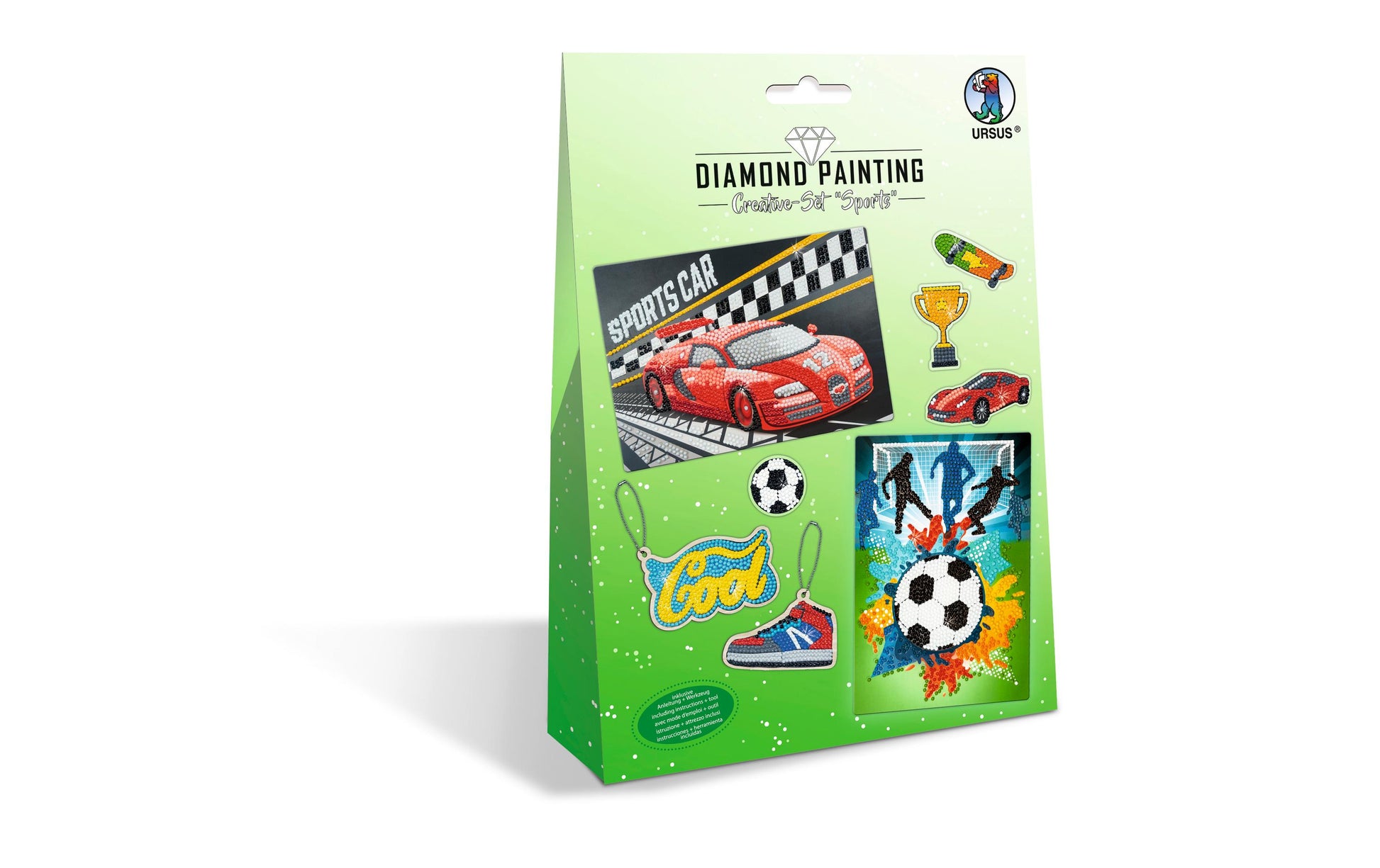 URSUS Diamond-Painting-Set – Sport – ab 8 Jahren