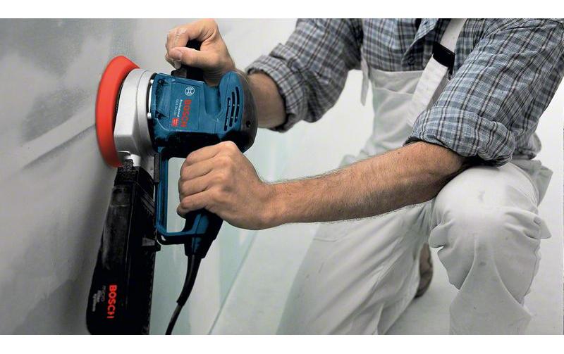 Bosch Professioneller Exzenterschleifer GEX 34-150 (C) – 340 W – Klettverschluss – Ø 150 mm