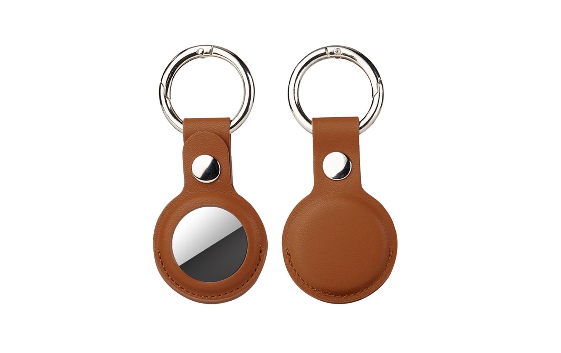4smarts Pouch/Umhängetasche – für Apple AirTag – PU, Mehrfarbig, mit Schlüsselanhänger