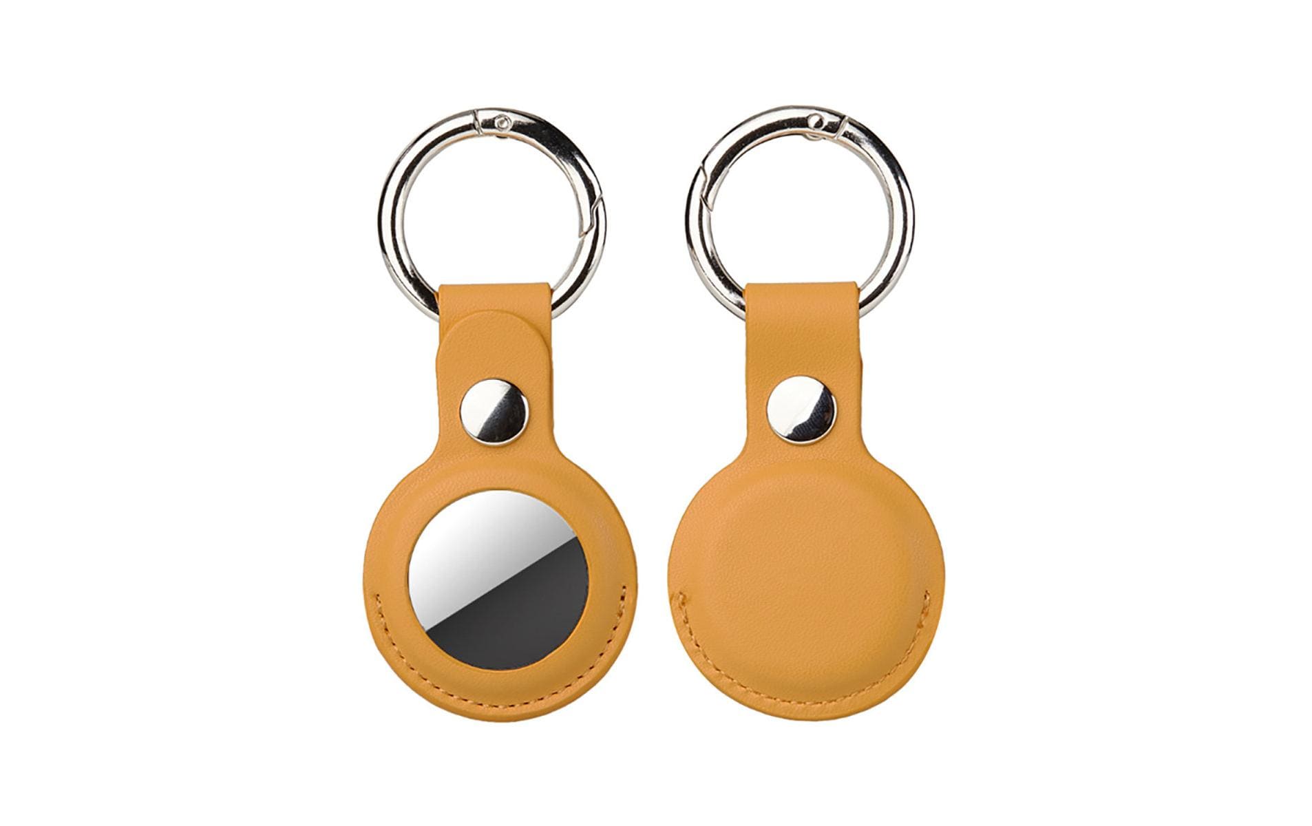 4smarts Pouch/Umhängetasche – für Apple AirTag – PU, Mehrfarbig, mit Schlüsselanhänger