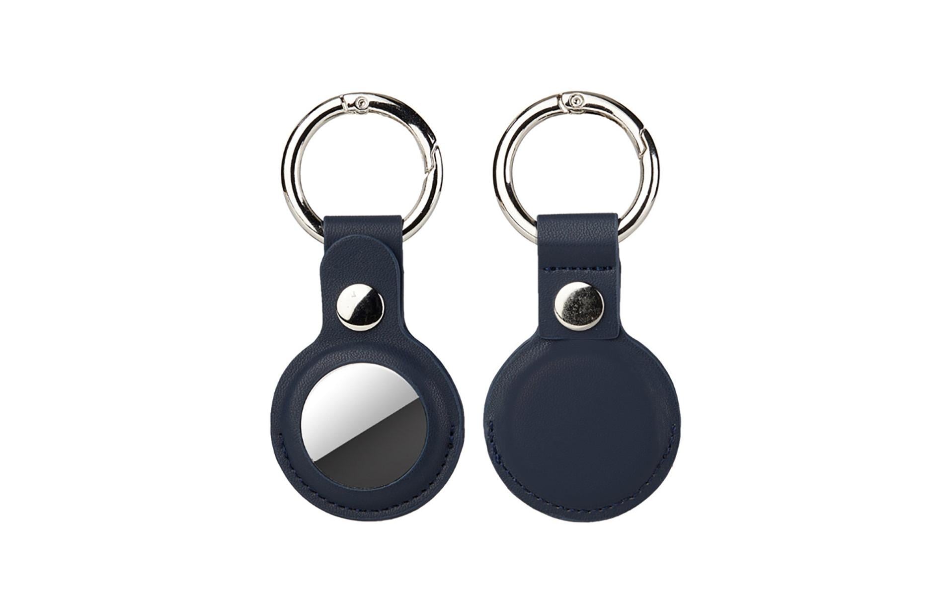 4smarts Pouch/Umhängetasche – für Apple AirTag – PU, Mehrfarbig, mit Schlüsselanhänger