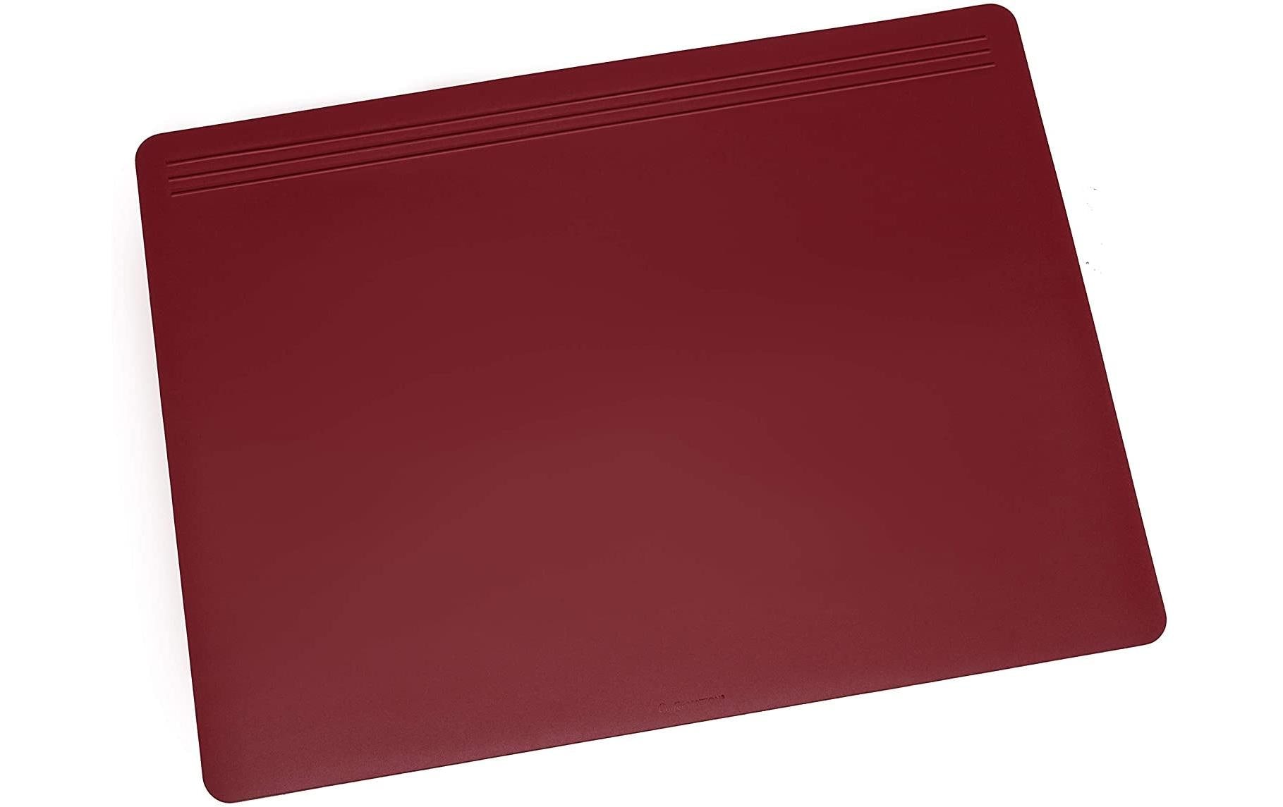 Laufer Schreibunterlage Matton – Rot – 700 × 500 mm – Kunststoff, rutschfest