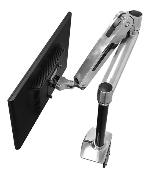 Ergotron LX Sit-Stand Tischhalterung – Monitorarm – bis 42", 3,2–11,3 kg, höhenverstellbar, silber
