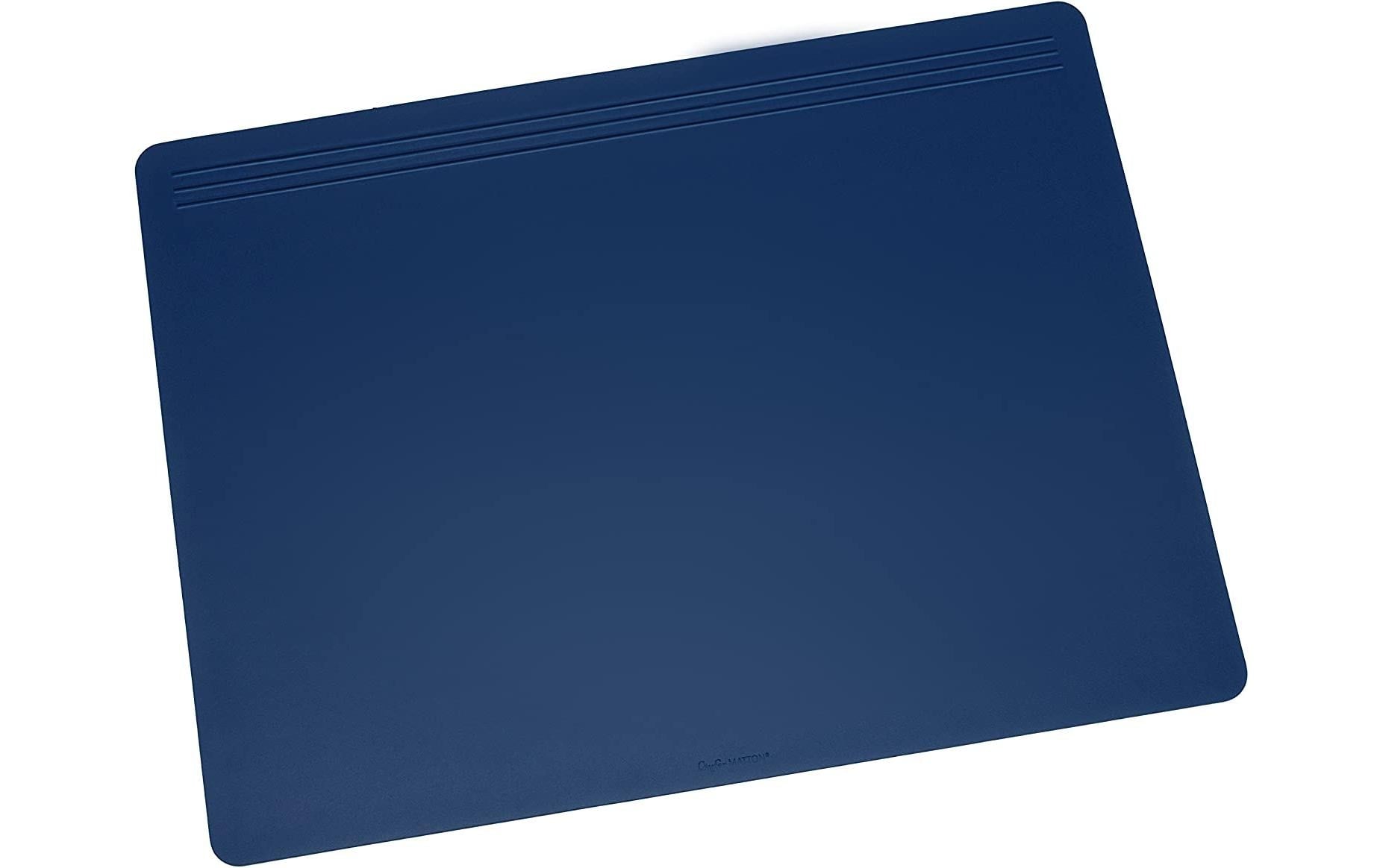 Laufer Läufer – Schreibtischunterlage Matton – 400 × 600 mm, Kunststoff, Blau, 1 Stück