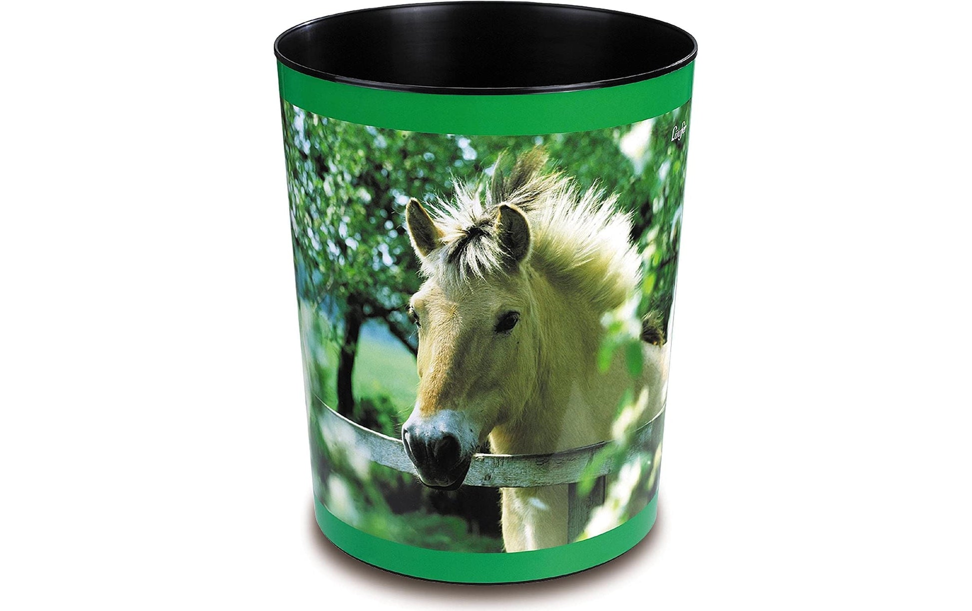 Laufer Papierkorb – 13 l – Kunststoff, mehrfarbig