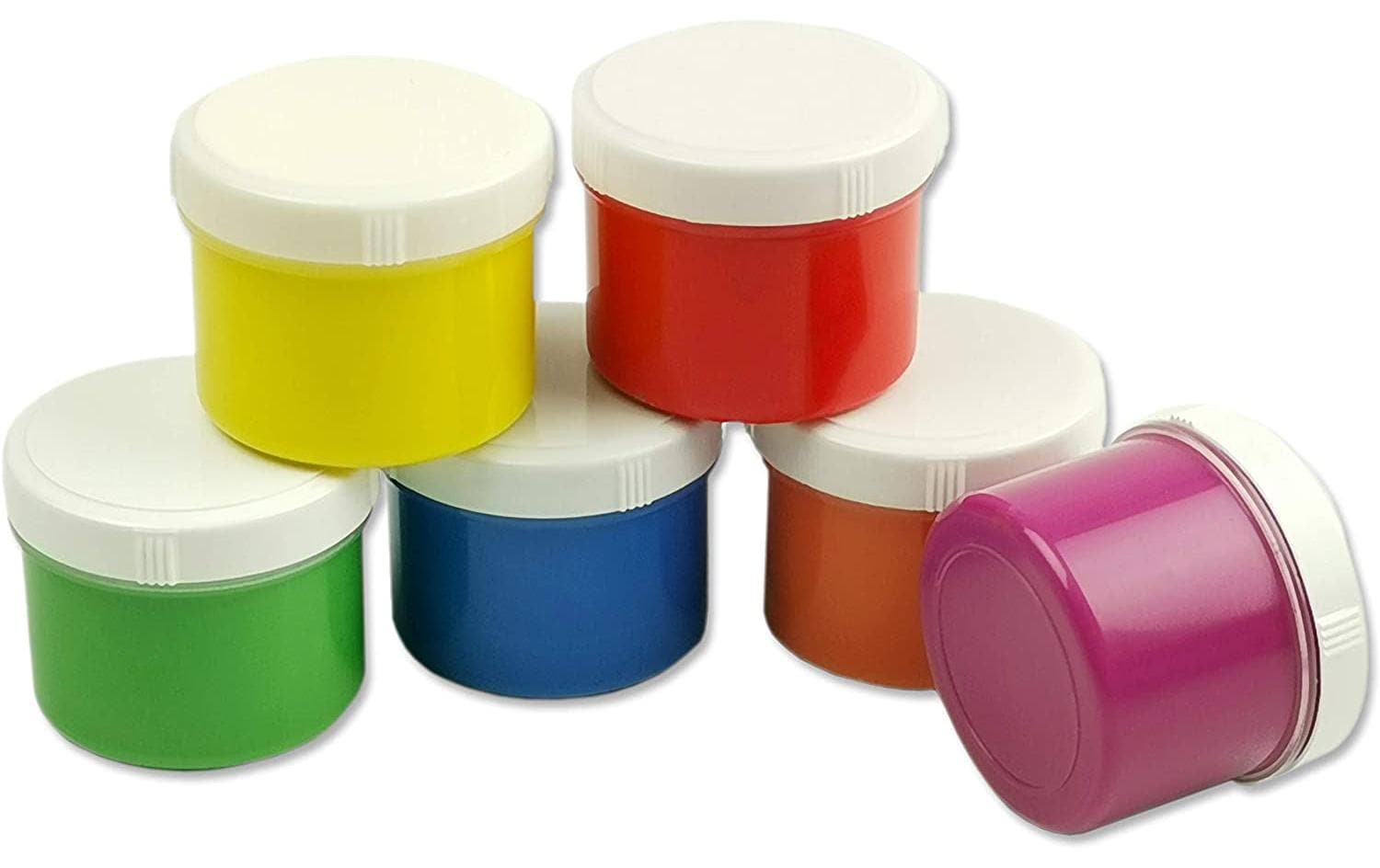 Laufer Fingerfarben – Mehrfarbig – 6 Farben, 6×60 ml (360 ml)