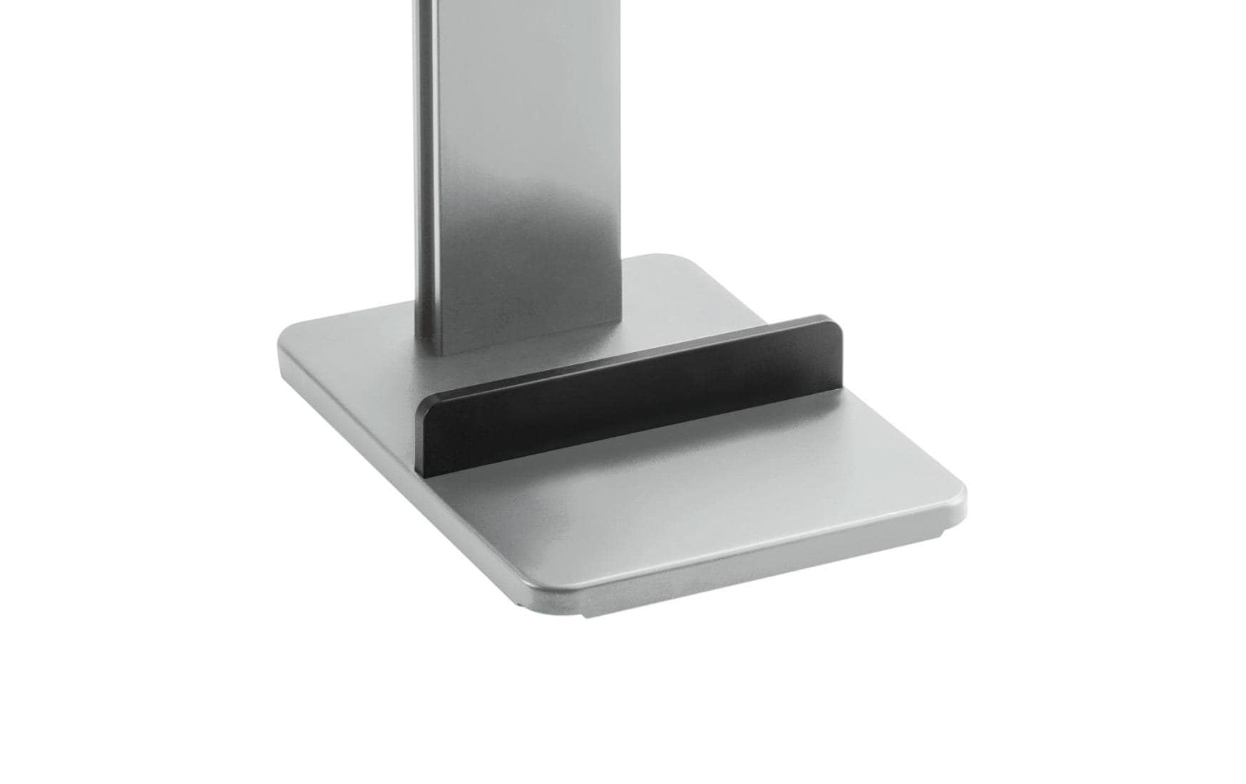 Xavax Zubehörhalter 00110235 – Standfuss – Aluminium, schwarz, für Stabstaubsauger – 22,0 × 29,5 × 128,0 cm