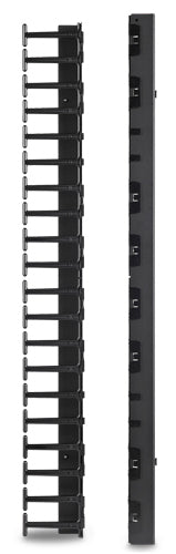 APC AR7721 Vertikaler Kabelmanager – für 600 mm, 42U, Schwarz