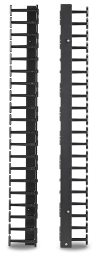 APC AR7721 Vertikaler Kabelmanager – für 600 mm, 42U, Schwarz