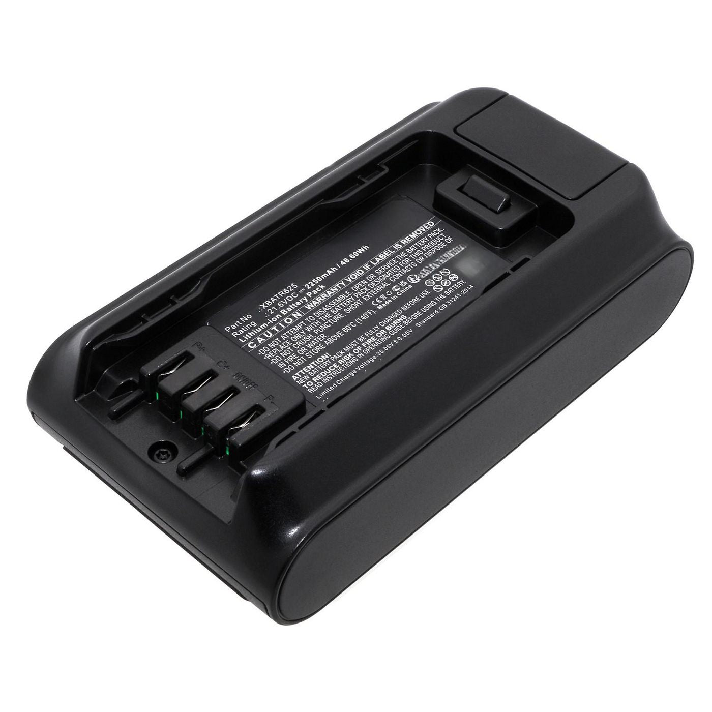 CoreParts Akku – 2250 mAh, Akkubetrieb, 21,6 V, für Shark-Staubsauger
