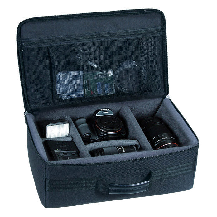 Vanguard Divider Bag 37 Fototasche – Innenmaße 345 × 205 × 150 mm – für 2 DSLR mit Griffen, bis zu 4 Objektive