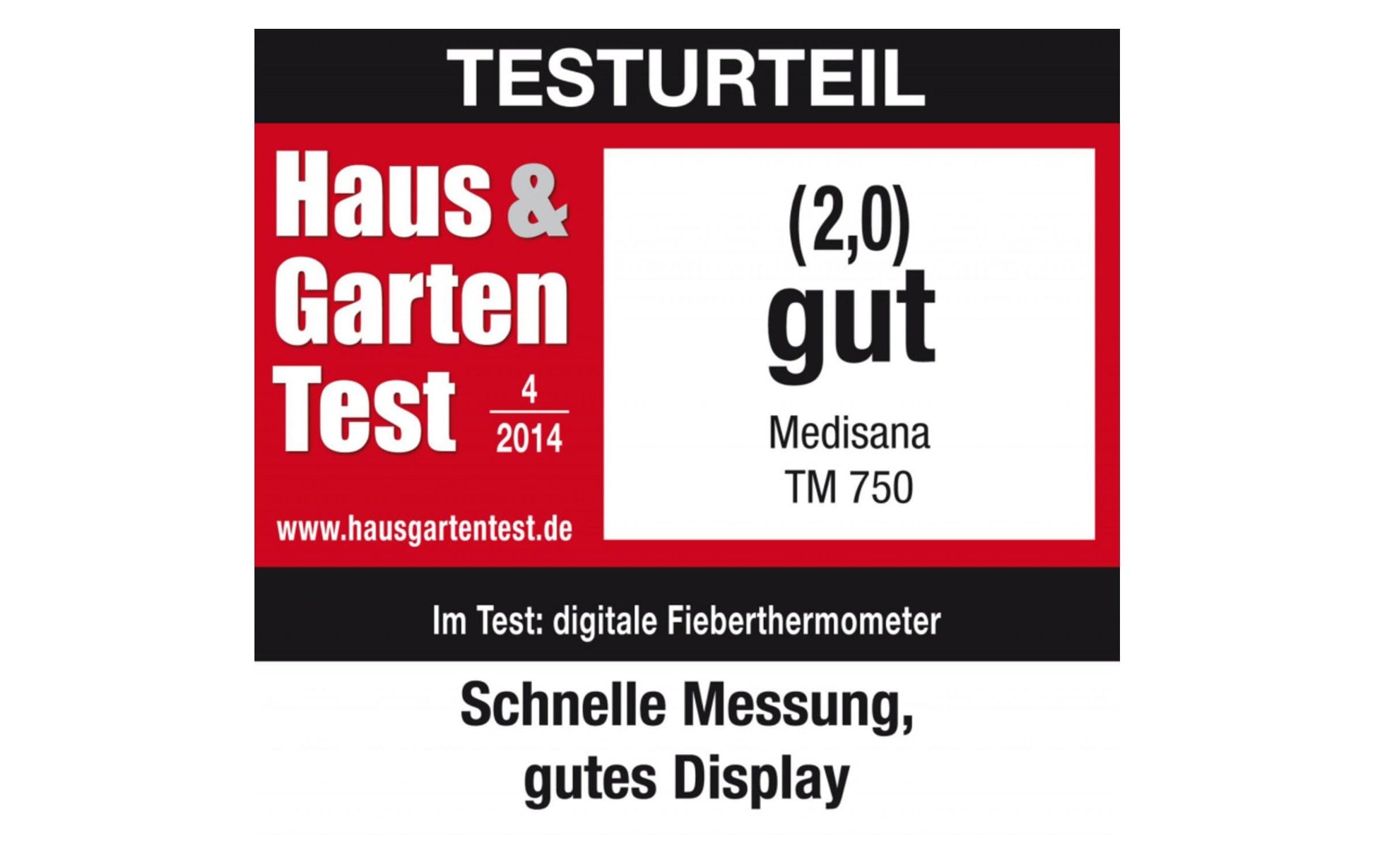 Medisana Fieberthermometer TM750 – Ohr, Infrarot, für Erwachsene