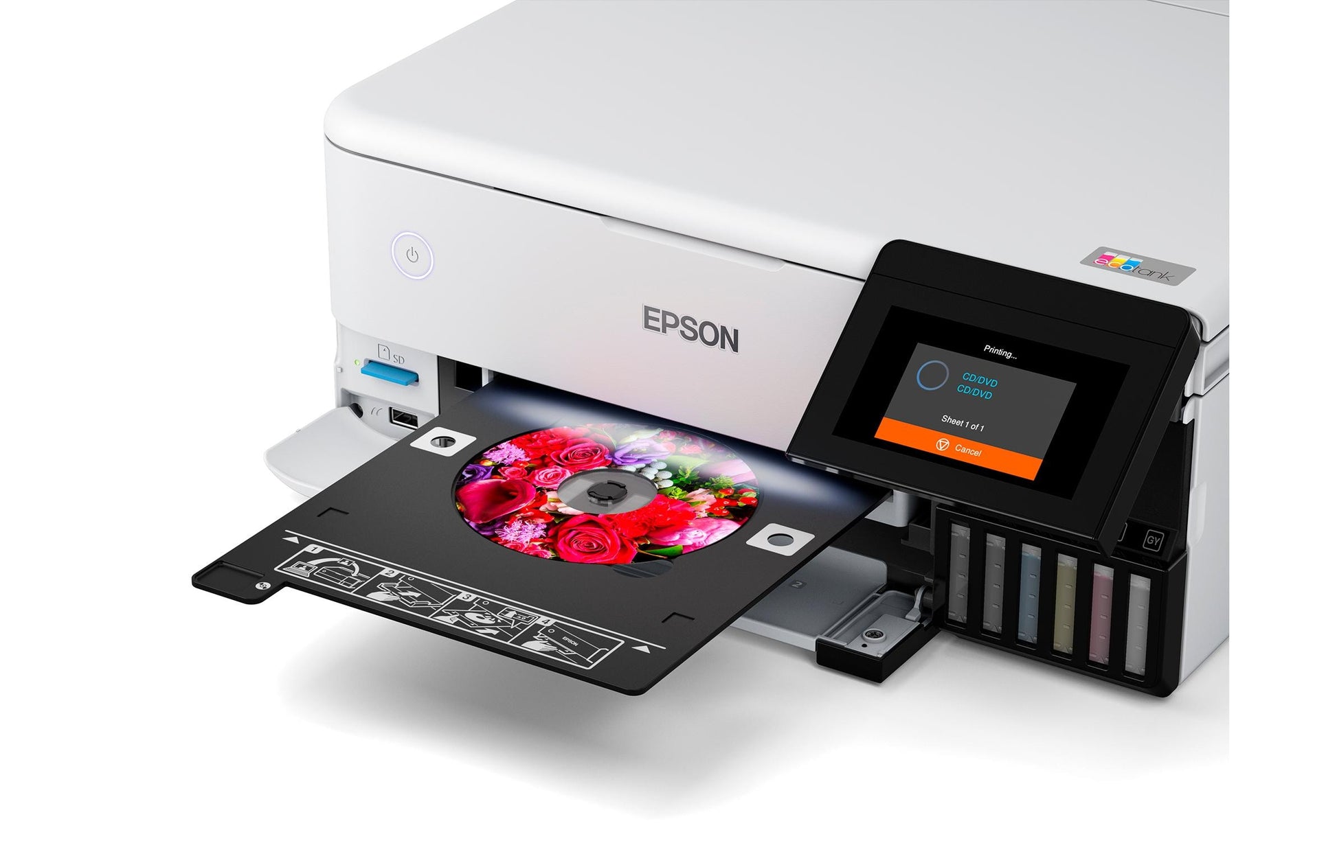 Epson EcoTank ET-8500 – Farbiges Tintenstrahl-MFP, 3-in-1