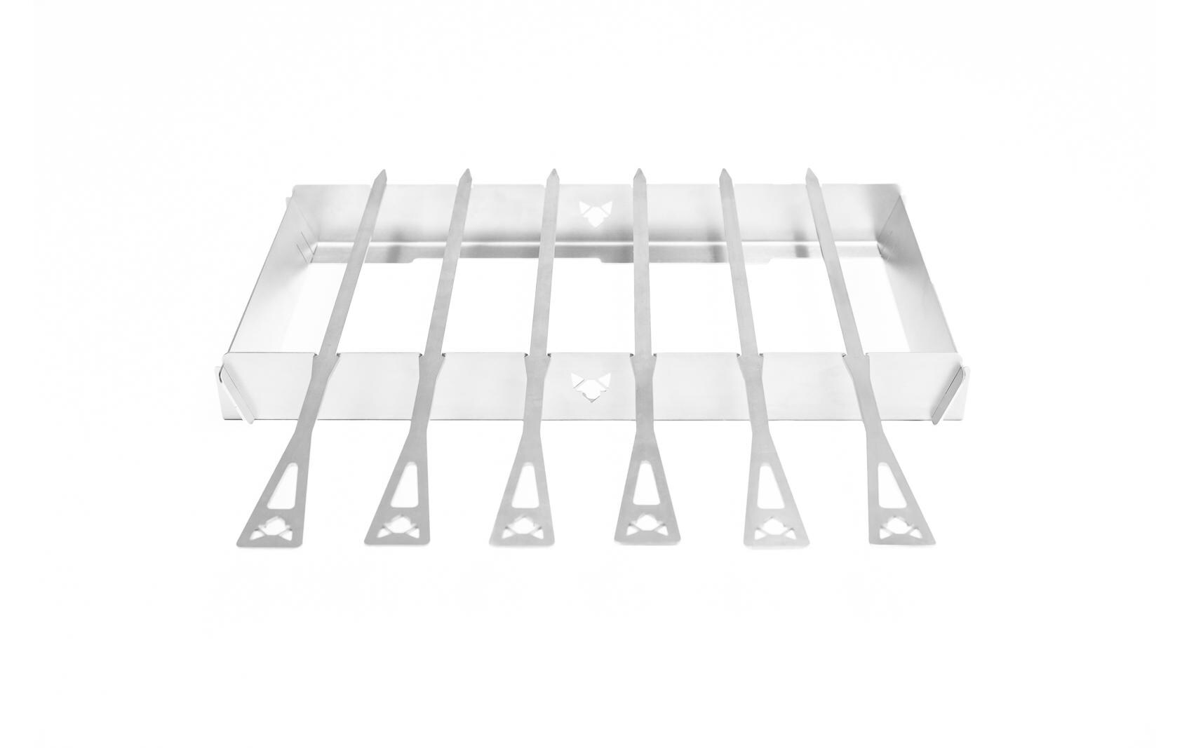 FENNEK Utensilienhalter (wandmontiert) 36 × 39 × 0,1 cm, Edelstahl