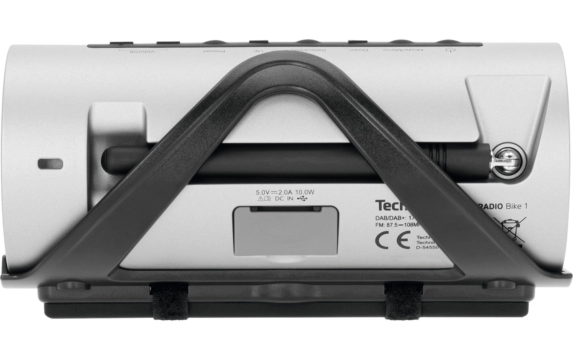 TechniSat DigitRadio Bike 1 – DAB-/Internetradio – DAB+, UKW, Bluetooth, 10 h, IP65 – Schwarz