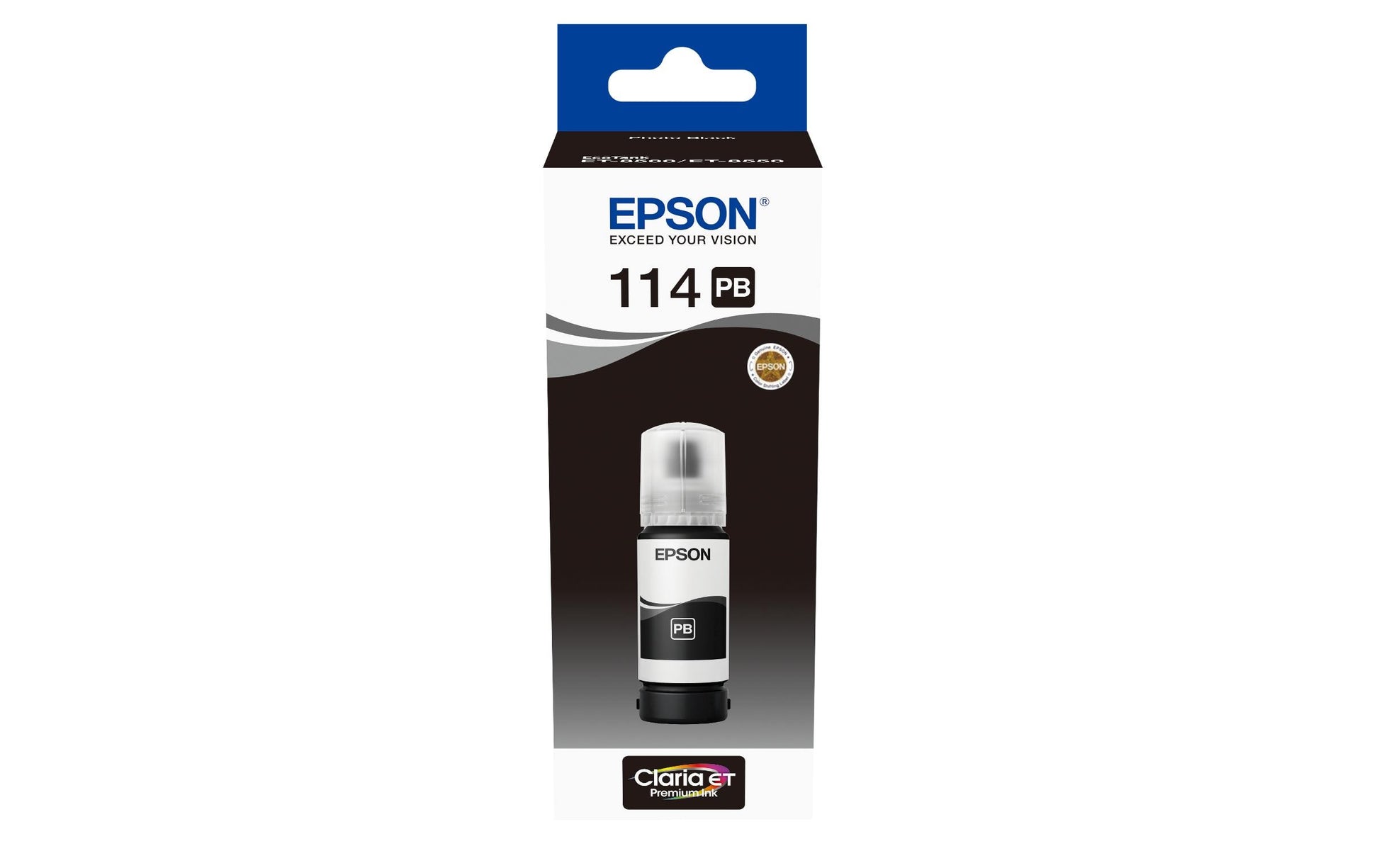 Epson Tintenpatrone 114, Schwarz – für Tintenstrahldrucker/Multifunktionsgeräte