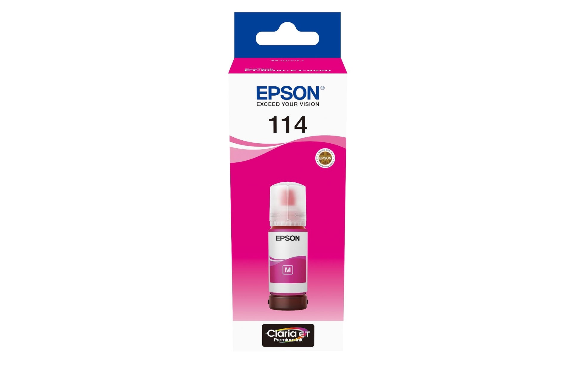Epson Tintenpatrone 114, Magenta – für Tintenstrahldrucker und Multifunktionsgeräte