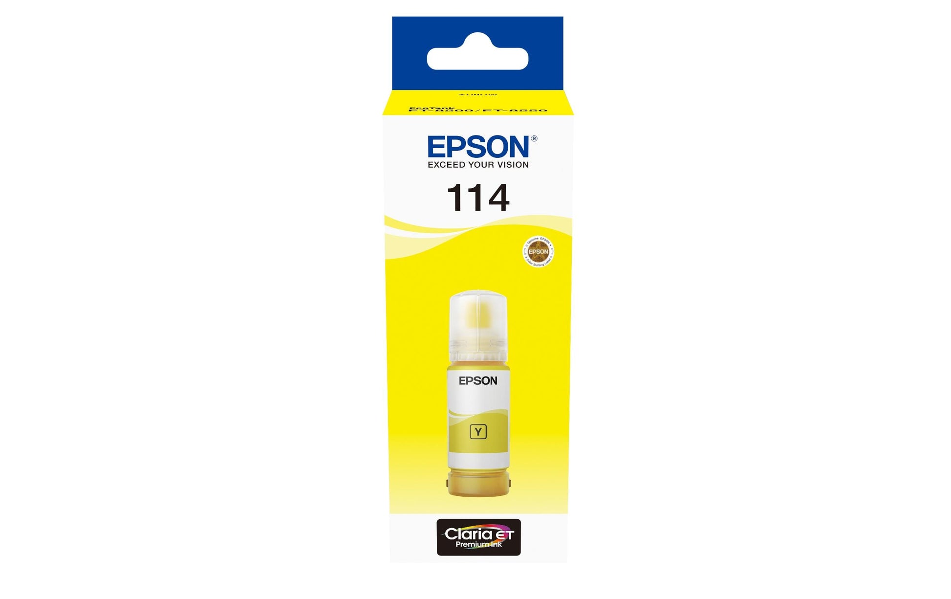 Epson Tintenpatrone 114, Gelb, 6'200 Seiten – für Tintenstrahldrucker und Multifunktionsgeräte