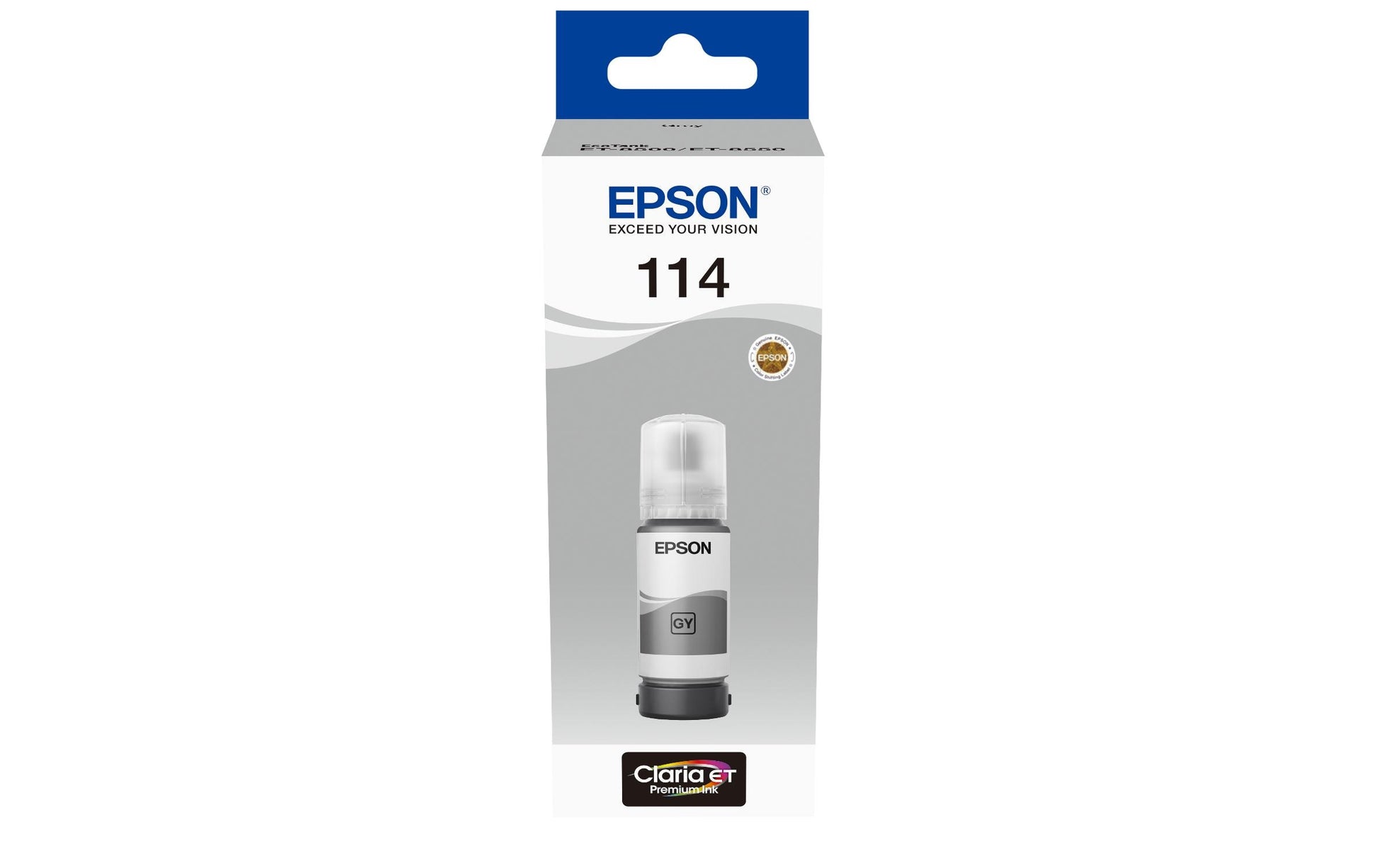Epson Tintenpatrone 114, Grau, 6'200 Seiten – für Inkjetdrucker/Multifunktionsgeräte