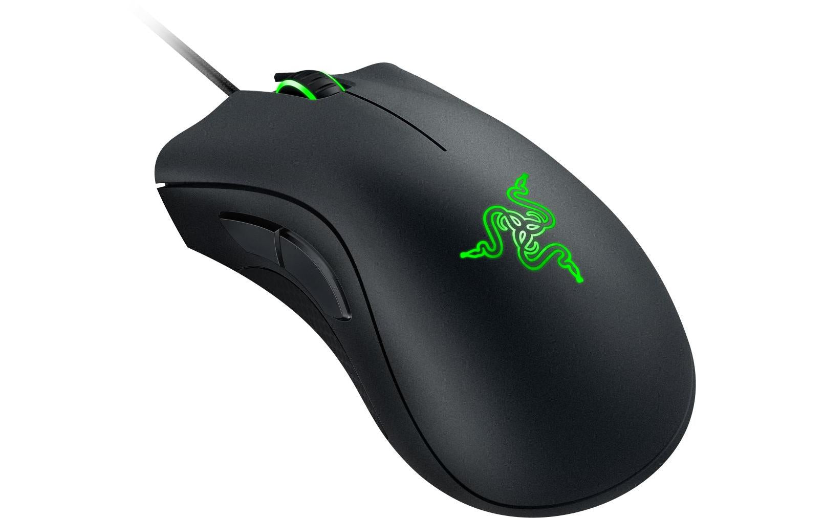 Razer DeathAdder Essential – Gaming-Maus – Kabelgebunden (USB‑A), 6400 DPI, rechts, Schwarz