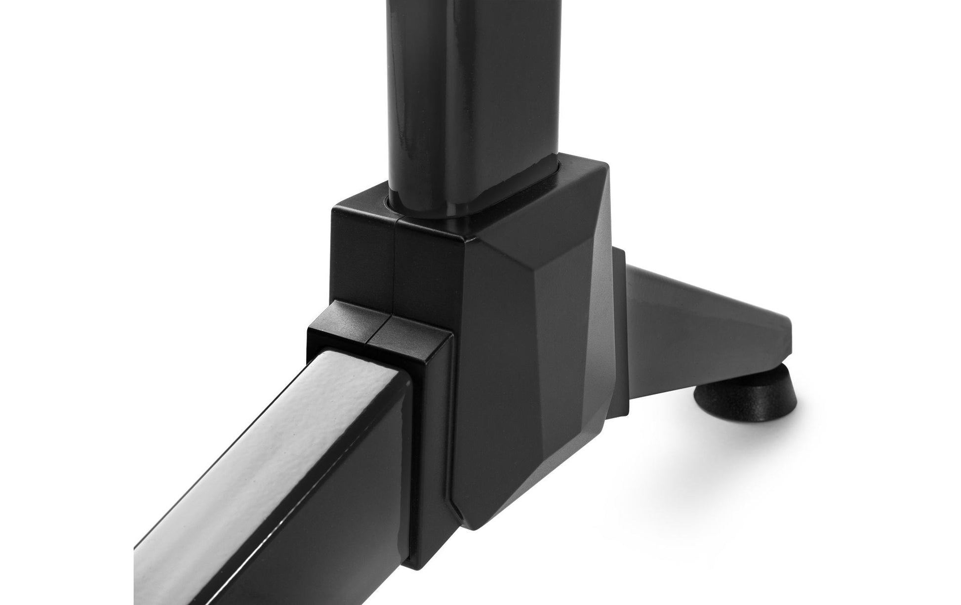 Vonyx Rollbarer Computertisch, 1'200×750×600 mm, bis 100 kg, mit Beleuchtung, schwarz