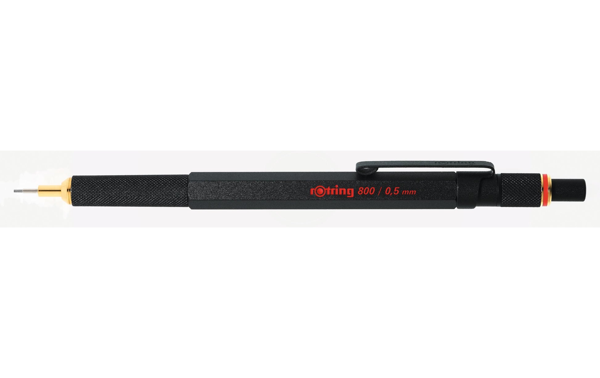 Rotring 800 Druckbleistift – 0,5 mm, Metall, Schwarz