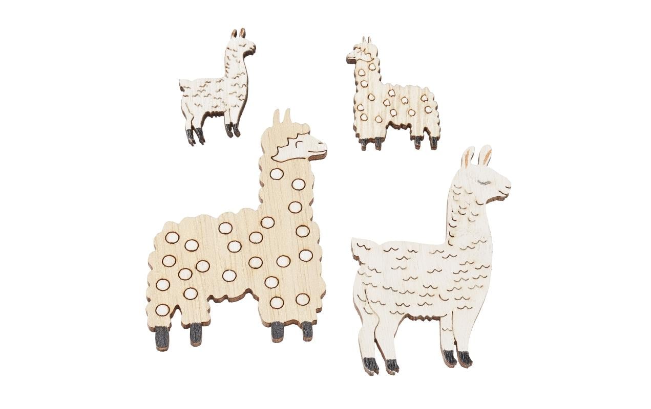 HobbyFun Streuteile Lama, Holz