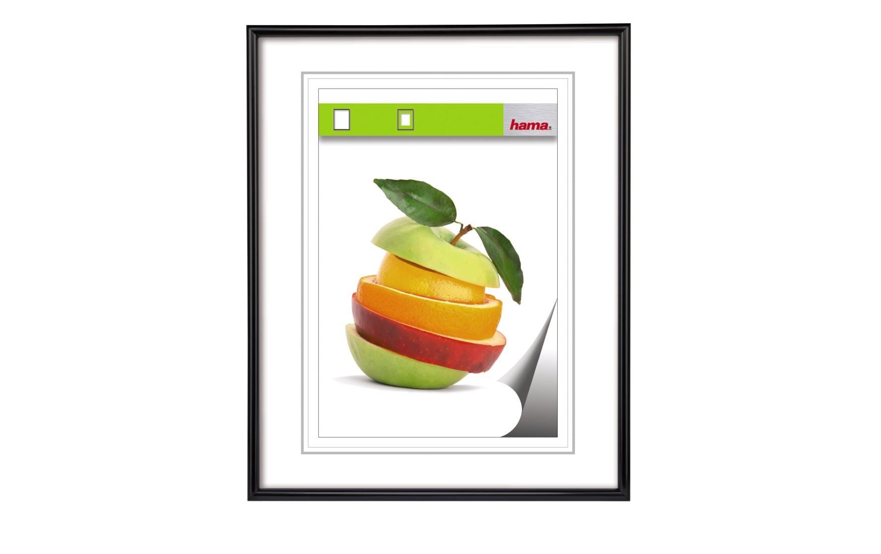 Hama Bilderrahmen – für 30 × 45 cm – Kunststoff, Schwarz