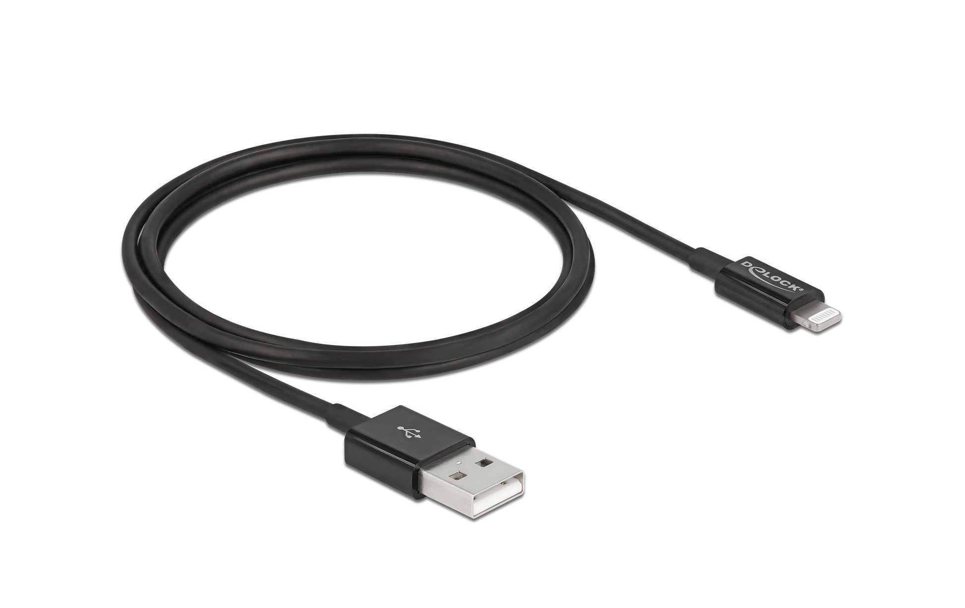 DeLOCK Daten- & Ladekabel – USB-A auf Lightning 1 m, MFi zertifiziert – für iPhone/iPad